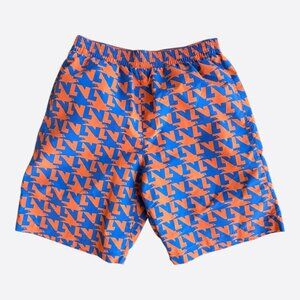 Louis Vuitton Blue & Orange Dove Print Swimshorts